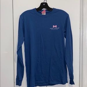 Simply southern navy long sleeve shirt